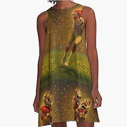 The Route Runner Jerry Rice Touchdown Tribute Dress