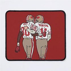 Jerry Rice Joe Montana Mouse Pad