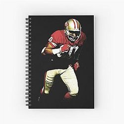 Jerry Rice Spiral Notebook