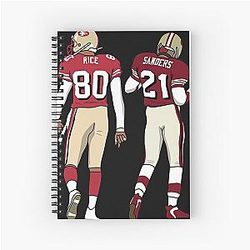 Deion Sanders Jerry Rice Notebook