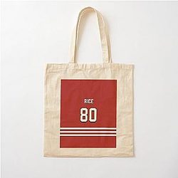 Jerry Rice 49ers Jersey Mask Phone Case Cover Cotton Tote Bag
