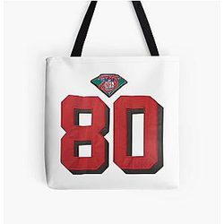 Jerry Rice 80 Tote Bag
