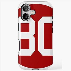 Jerry Rice Number 80 Jersey San Francisco 49ers iPhone Tough Case