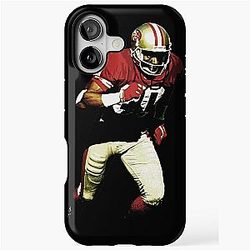 Jerry Rice vintage iPhone case