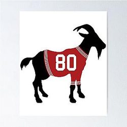 Jerry Rice GOAT Poster