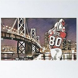 Jerry Rice and the Golden Gate Bridge