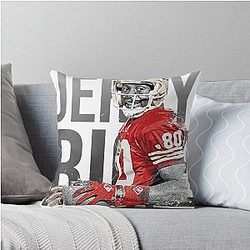 Jerry Rice Throw Pillow