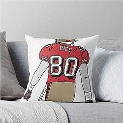 Jerry Rice Throw Pillow