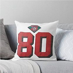 Jerry Rice Throw Pillow
