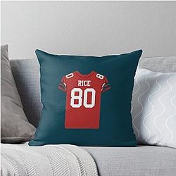 Jerry Rice 80 Jersey Pillow