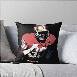 Jerry Rice San Francisco Throw Pillow