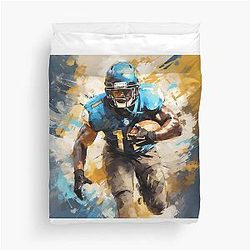 Jerry Rice 1985 Duvet Cover