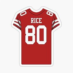 Jerry Rice Jersey Sticker
