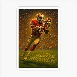 The Jerry Rice Touchdown Tribute Sticker