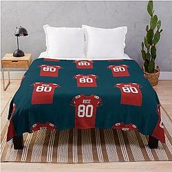 Jerry Rice Jersey Throw Blanket