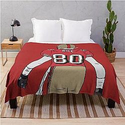 Jerry Rice Throw Blanket