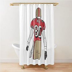 Jerry Rice Shower Curtain
