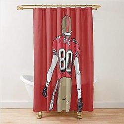 Jerry Rice Shower Curtain