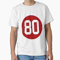Jerry Rice No 80 Jersey San Francisco 49ers Classic T-Shirt