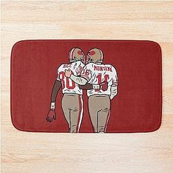Jerry Rice Joe Montana Bath Mat