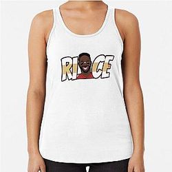 Young Jerry Rice Racerback Tank Top