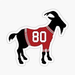 Jerry Rice GOAT Sticker