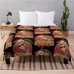 Vintage Jessica Fletcher Murder Is My Business Throw Blanket