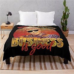 Vintage Jessica Fletcher Murder My Business Is Good Gifts Throw Blanket
