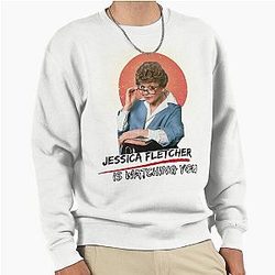 Jessica Fletcher Watching You Pullover Sweatshirt