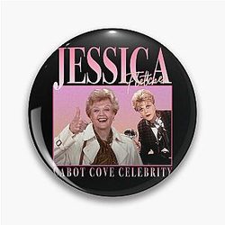 90's Retro Style Jessica Fletcher Pin