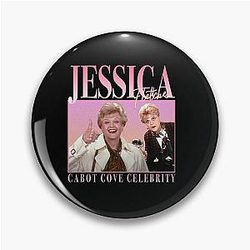 90's Retro Style Jessica Fletcher Pin