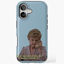Jessica Fletcher iPhone Tough Case