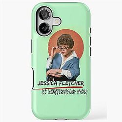 Jessica Fletcher Watching iPhone Tough Case