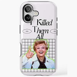 Jessica Fletcher I Killed Them All iPhone Tough Case