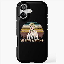 We Have a Graphic Murder She Wrote iPhone Tough Case