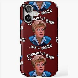 Jessica Fletcher thinks size matters Murder She Wrote iPhone Case