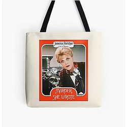 Jessica Fletcher Murder She Wrote Fan Art All Over Print Tote Bag