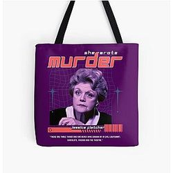Jessica Fletcher All Print Tote Bag