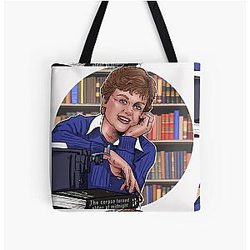 Celebrating the gay icons Jessica Fletcher from Murder She Wrote All Over Print Tote Bag