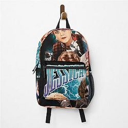 Bootleg 90's Retro Style Jessica Fletcher Rap T-Shirt Design Backpack