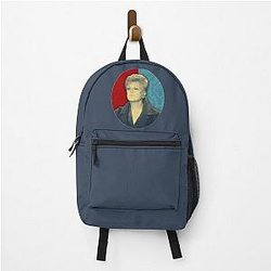 Jessica Fletcher's Portrait on a Backpack