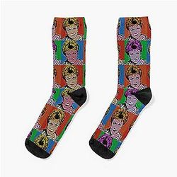 Jessica Fletcher in Pop Art Lithography Socks