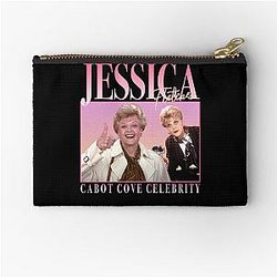 90's Retro Style Jessica Fletcher Zipper Pouch