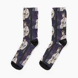Jessica Fletcher Hand-drawn Socks