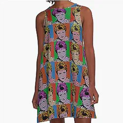 Jessica Fletcher in Pop Art A-Line Dress