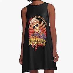 Vintage Jessica Fletcher Murder Is My Business. Gifts A-Line Dress