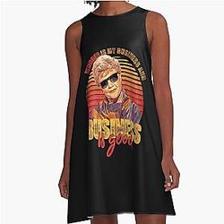 Vintage Jessica Fletcher Murder is My Business Gifts A-Line Dress