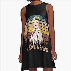 We Have a Saying Jessica Fletcher Graphic Murder She Wrote A-Line Dress