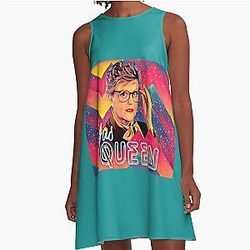 To the Queen Jessica Fletcher A Line Dress