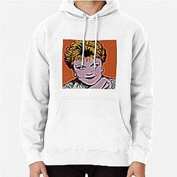 Jessica Fletcher in Pop Art Style Lithograph Pullover Hoodie